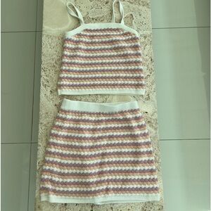 Abercrombie sweater tank and skirt set size 11/12